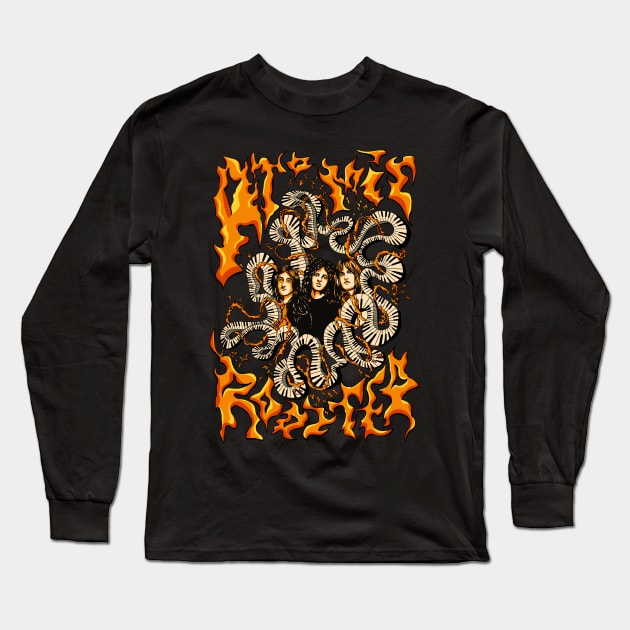 Atomic Rooster Long Sleeve T-Shirt by HelenaCooper